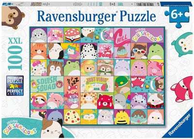 Ravensburger Squishmallows Puslespill 100 Brikker