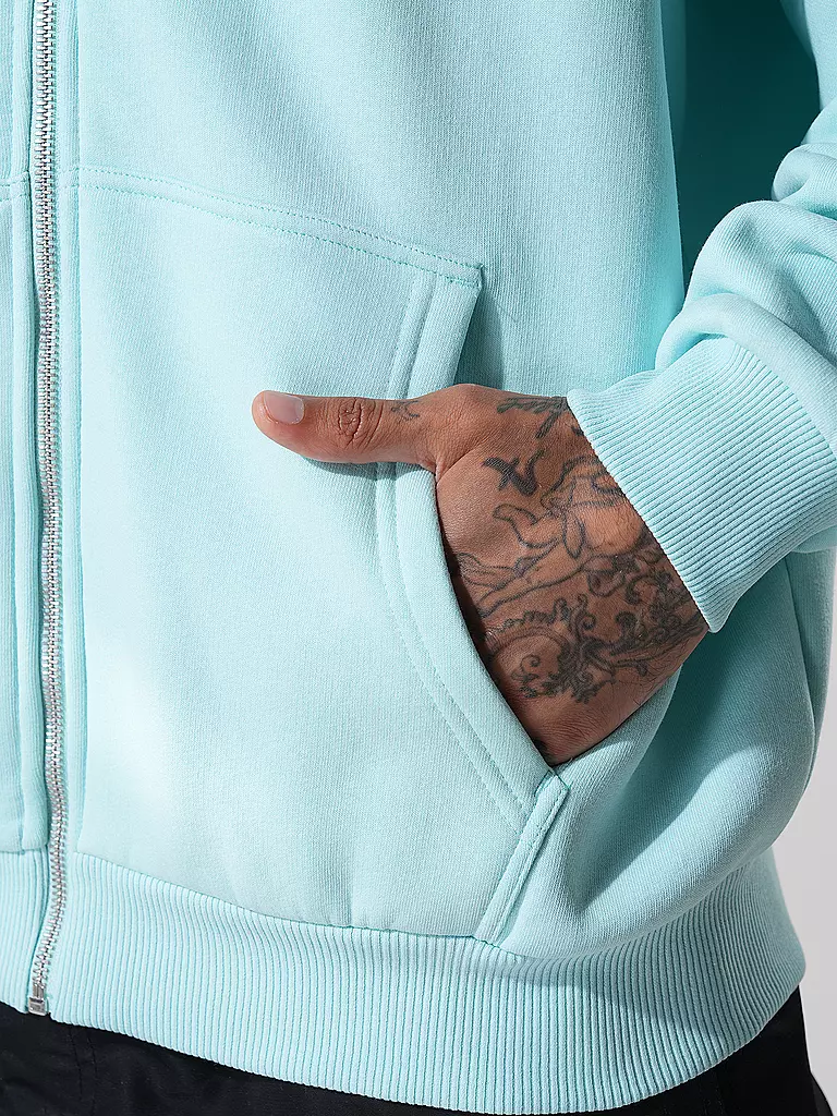 KARL KANI Sweatjacke hellblau