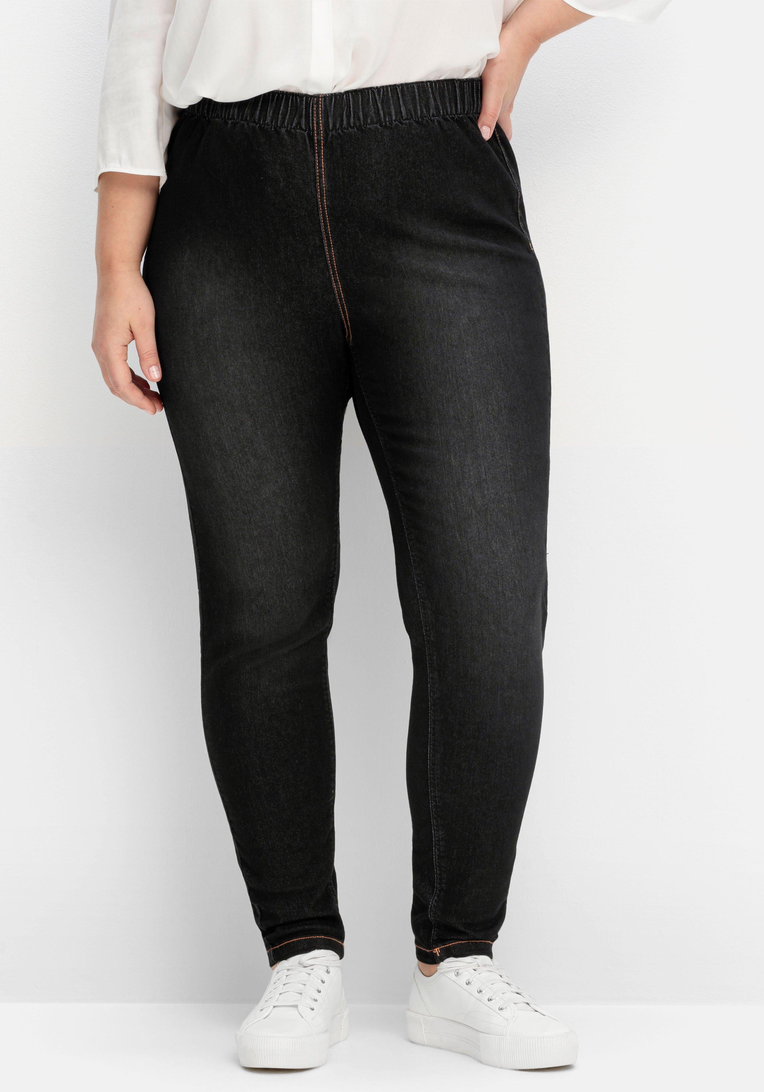 Jeggings in individueller Waschung