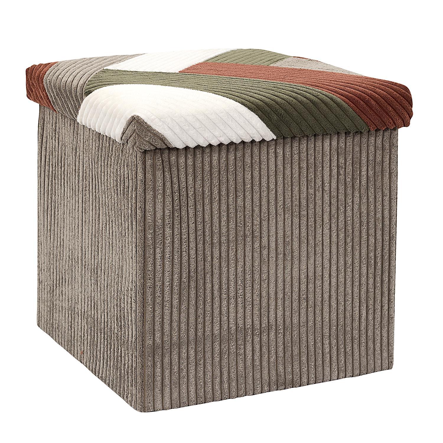COFFRE POUF PLIABLE PATCHWORK COTELE SCOTT
