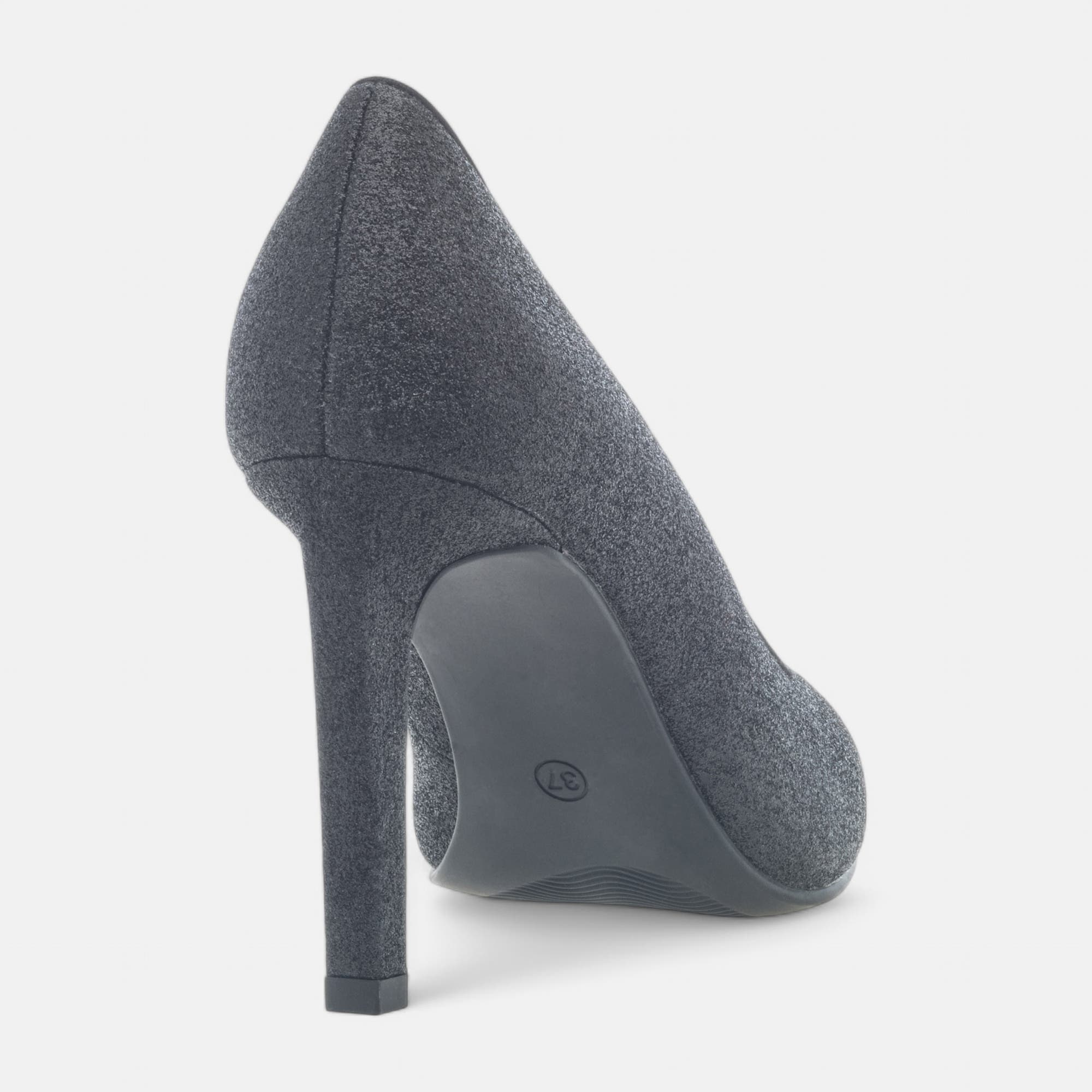 Escarpins à talon Femme noir glitter