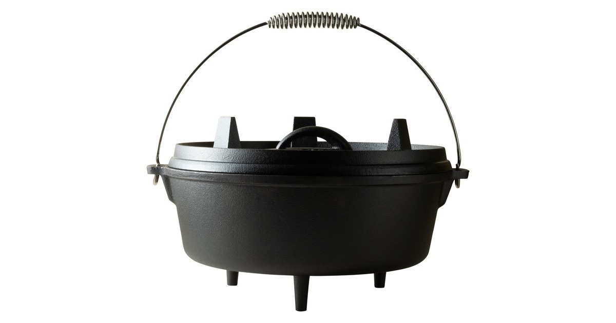 The WindmillDutch Oven 4,5 qt kookpan  (Zwart, Ø 25.5 cm | 3.8 liter)