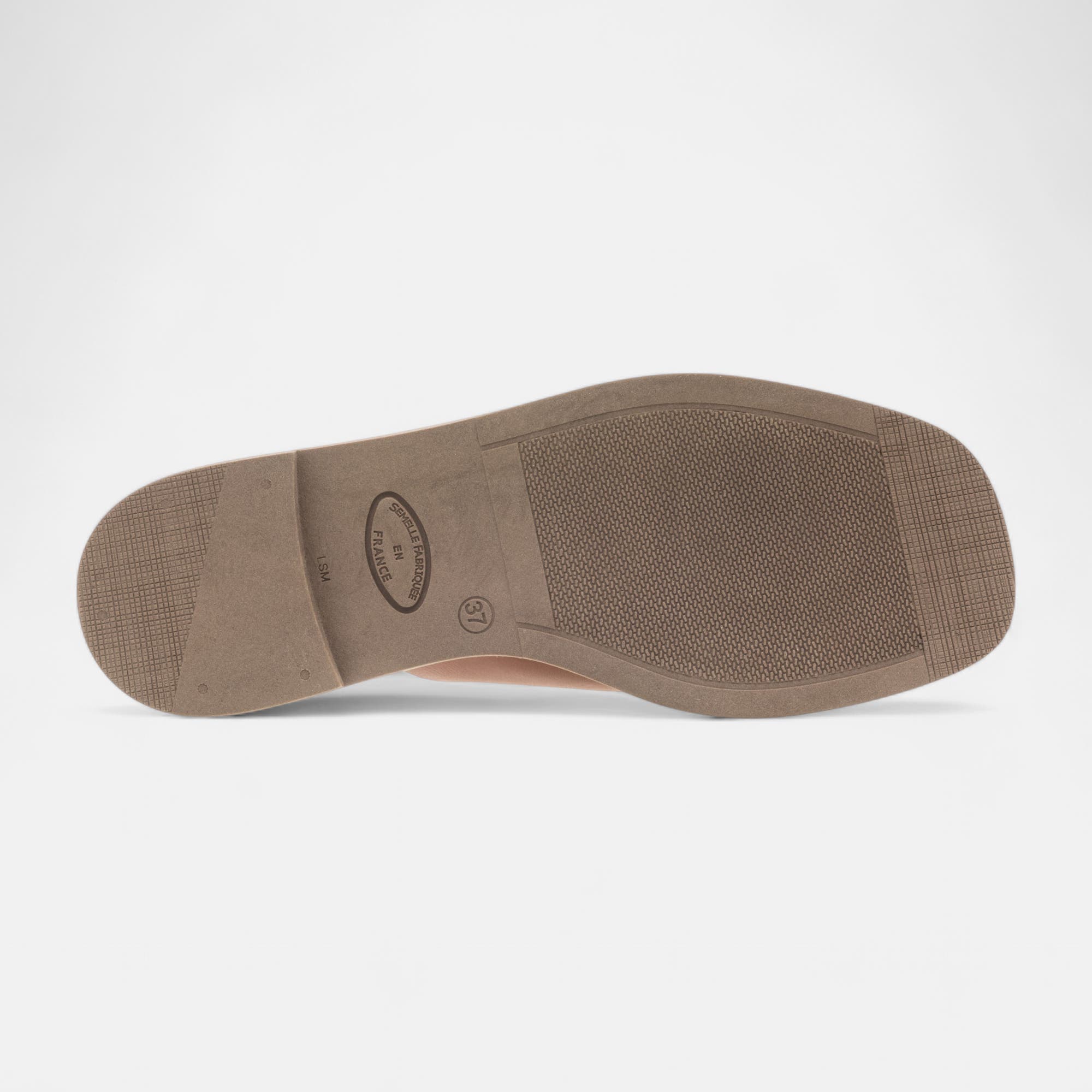 Mules Femme en cuir cognac