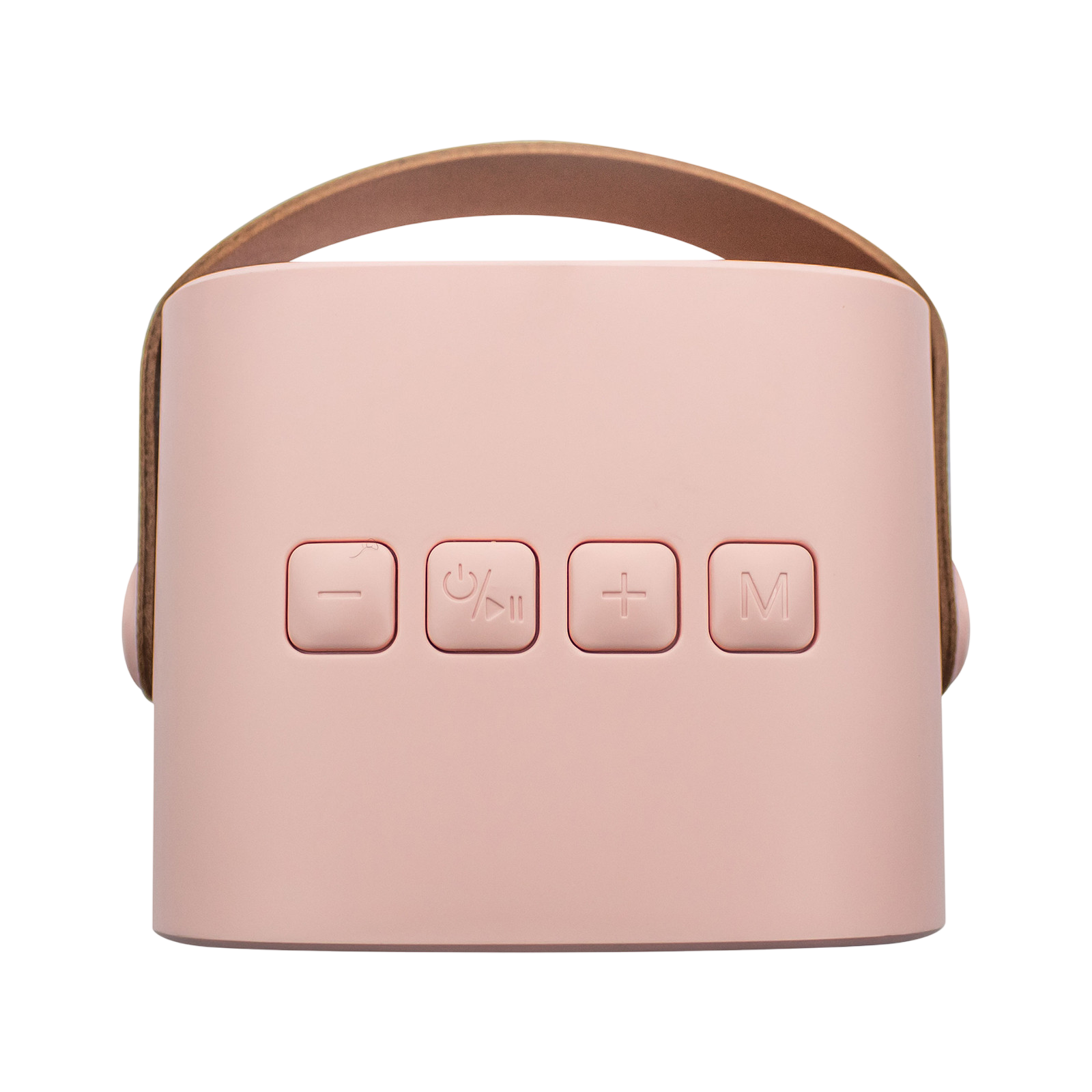 Wiederaufladbarer kabelloser Lautsprecher und Mikrofon Rose Pastel
