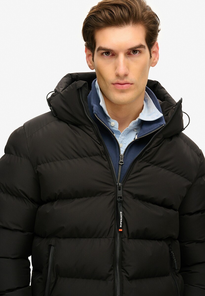 Jaqueta de plumas SUPERDRY com capuz esportivo