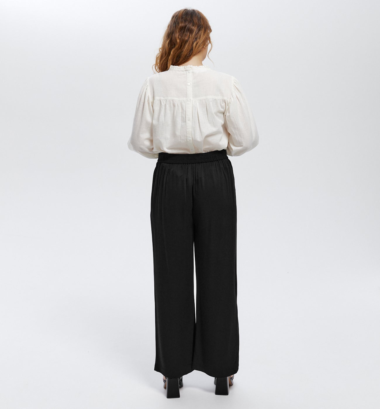 Pantalon large femme - Noir