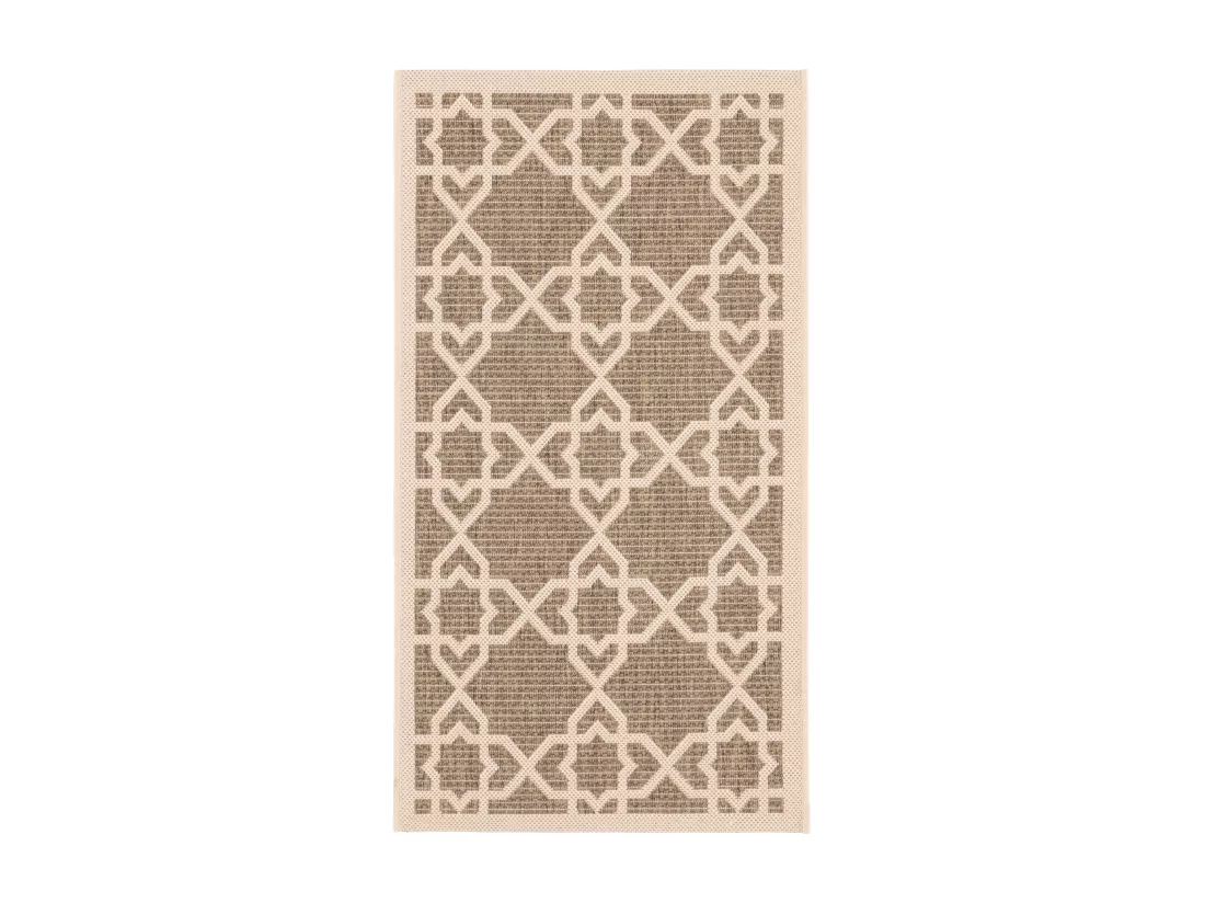 Tapis Brown & Beige 61 X 109 cm - Hannah