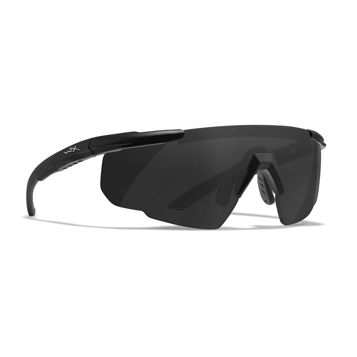 Wiley X Saber Advanced Solbrille, Grå Glas, Mat Sort Stel, Unisex - Spejder Sport