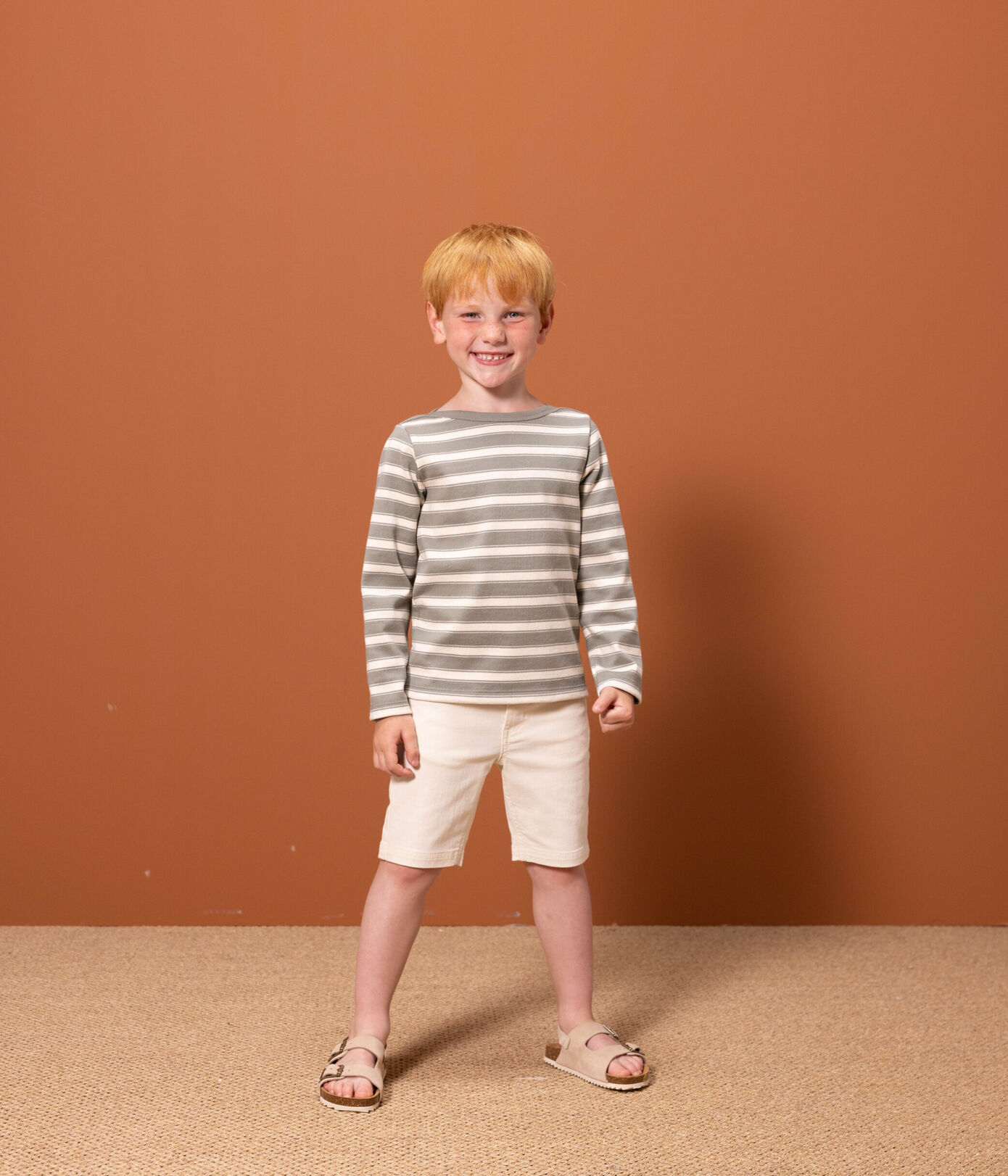 Marinière en coton épais enfant fille / garçon