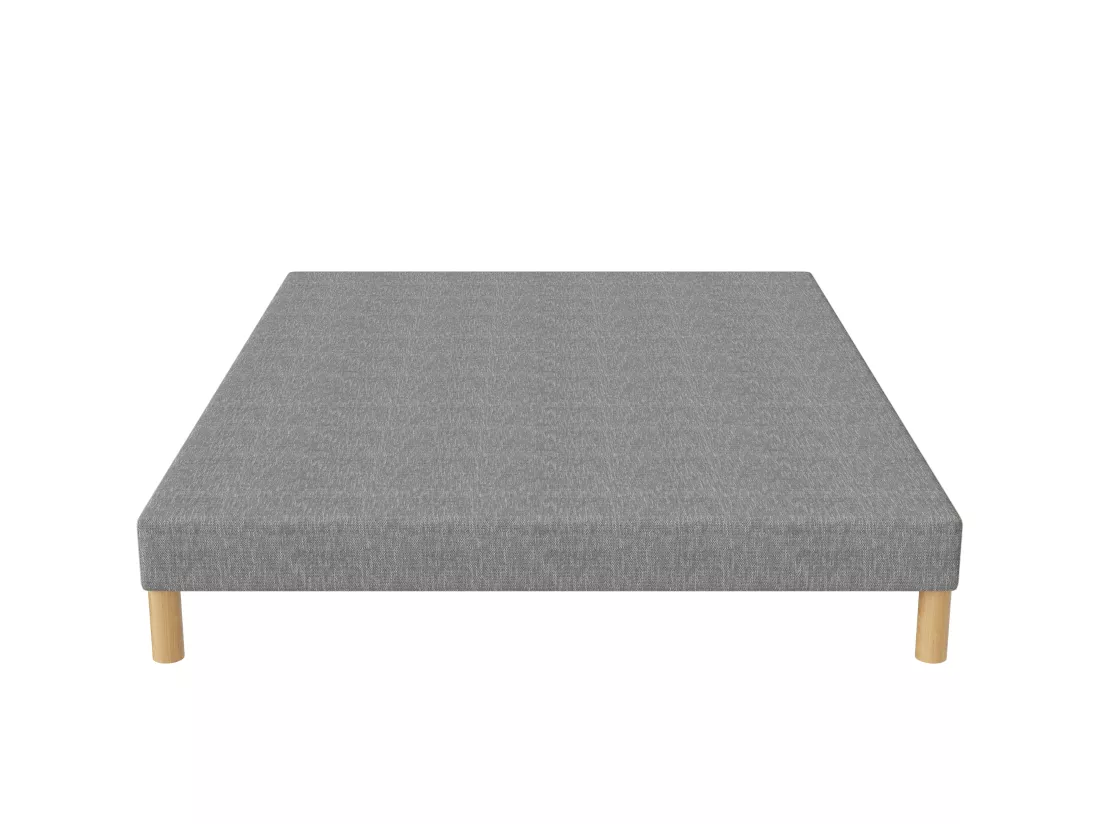 Sommier tapissier gris 160x200 + jeu de pied offert