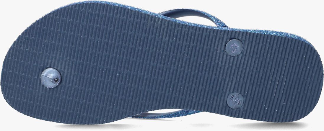 HAVAIANAS blauwe havaianas teenslippers slim sparkle ii crocus