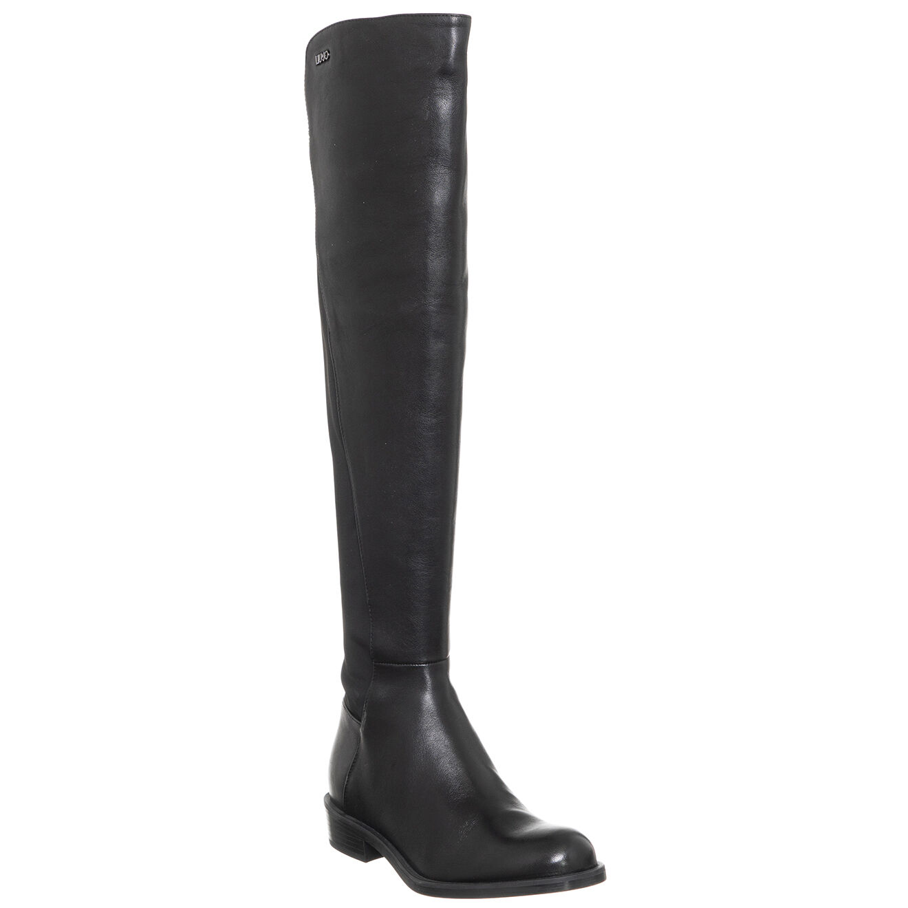 Liu-Jo Bottes en Cuir végétal Flora noires
