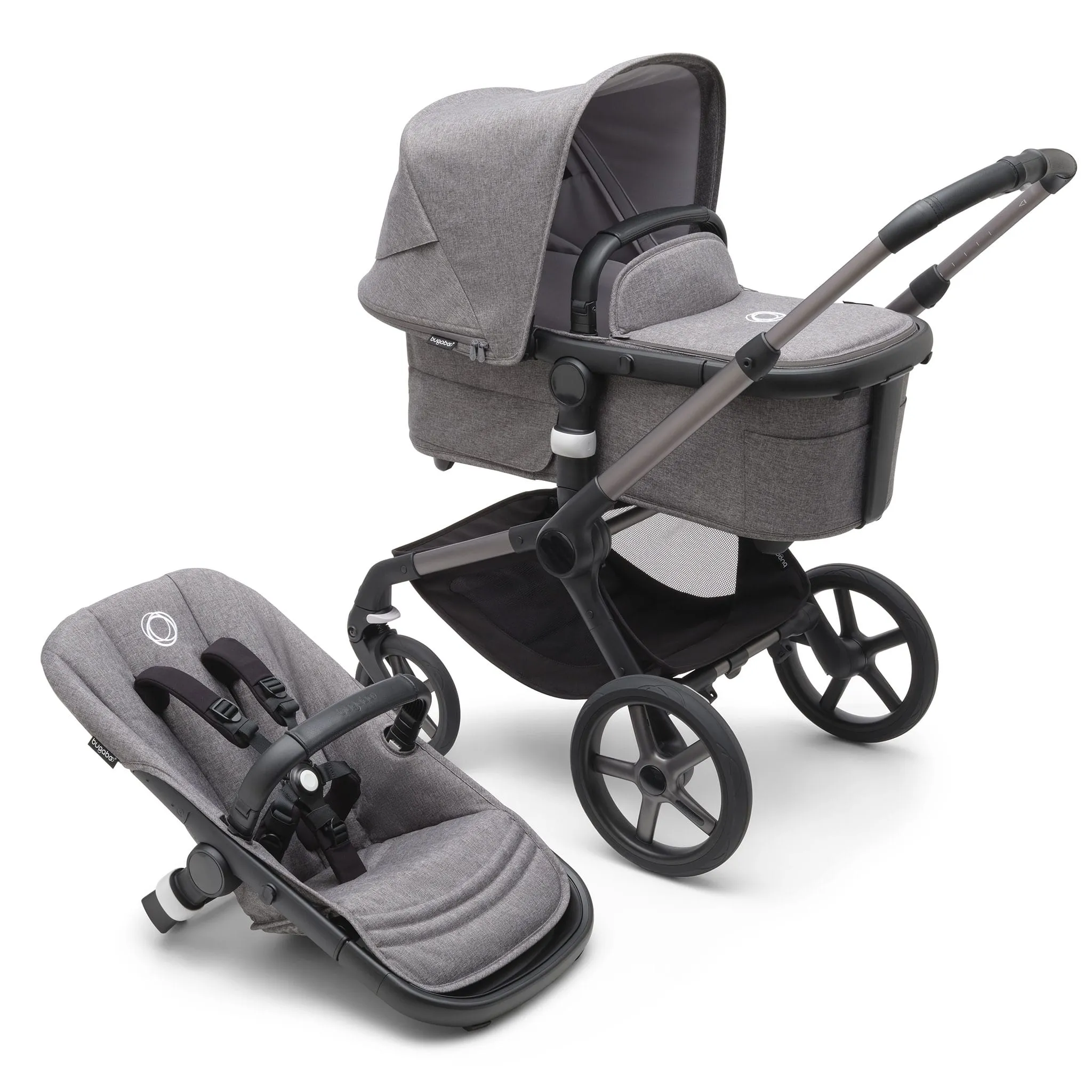 Bugaboo Poussette Fox5 - Graphite  Gris Melange  Gris Melange