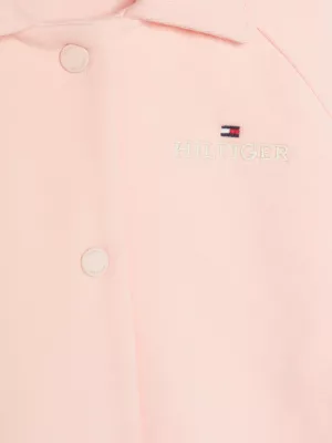Jaqueta com bordado tonal do logotipo nas costas