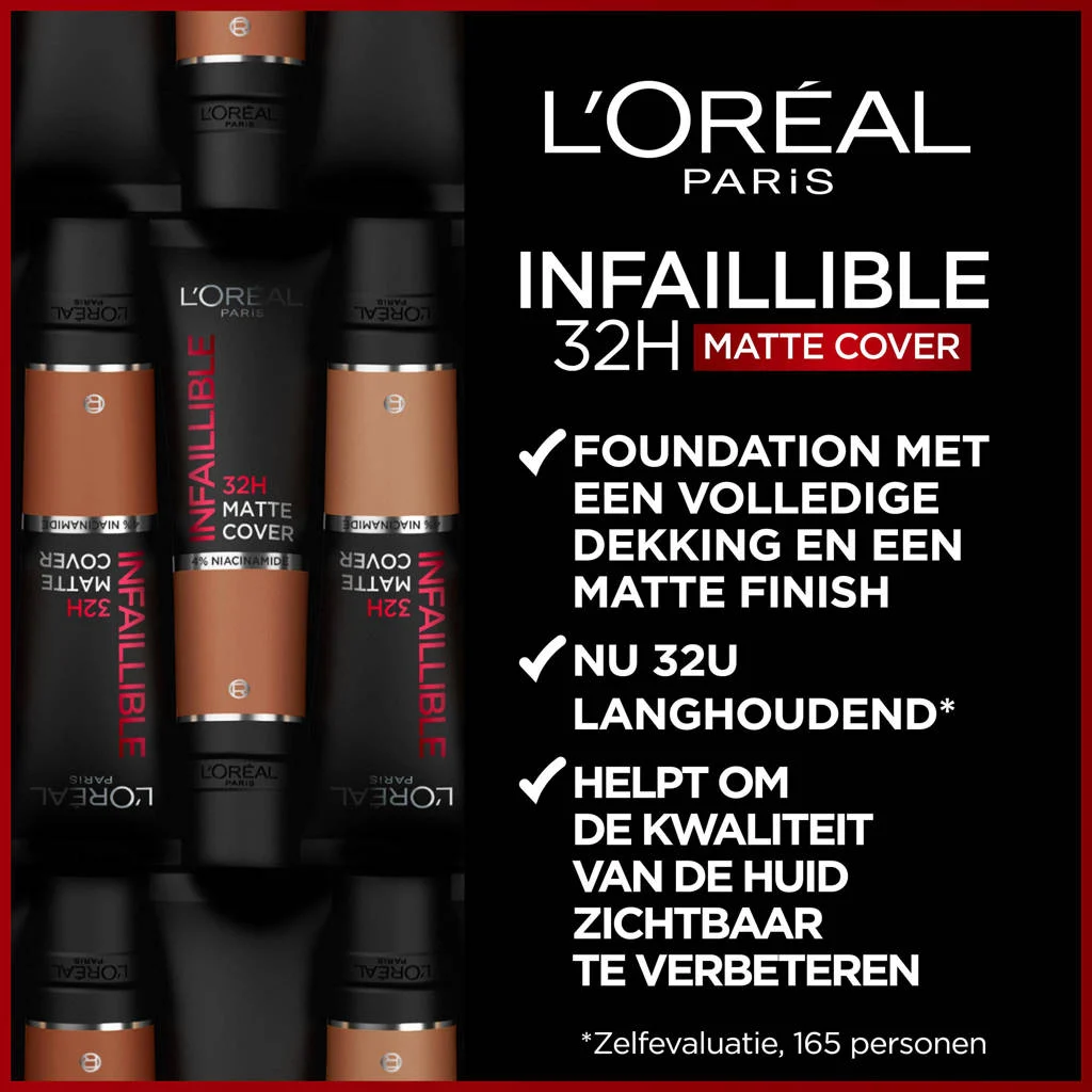 Hele fijne foundationInfaillible 24H Matte Cover Foundation - 175 Sable