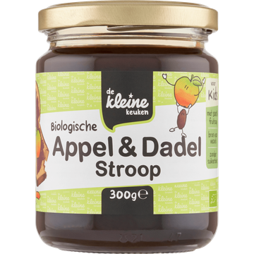 De Kleine Keuken Biologische Appel & Dadel Stroop voor Kids 300 g