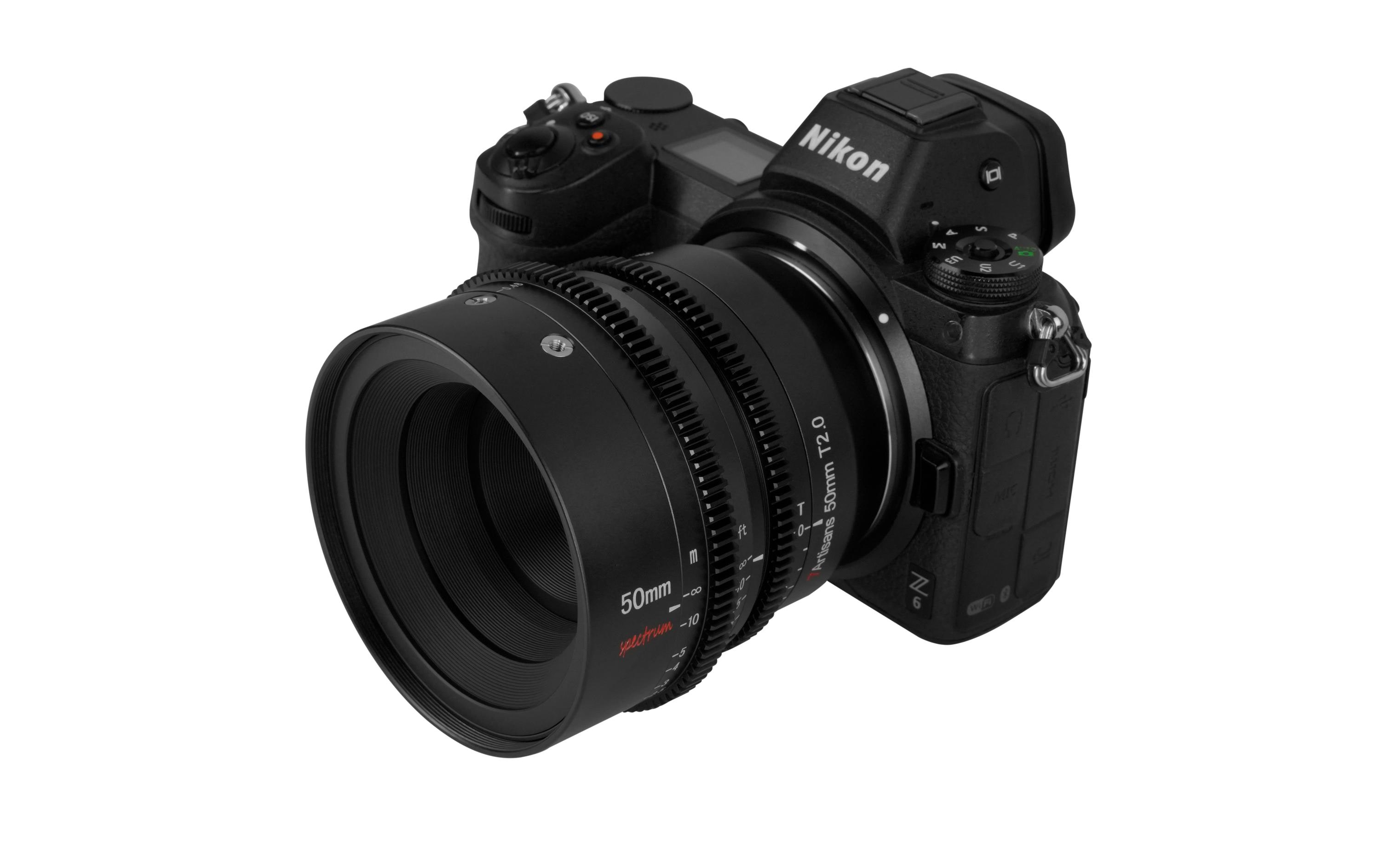 Festbrennweite 50mm T2.0 – Nikon Z<br>Vollformat Filmobjektiv für spiegellose Kameras