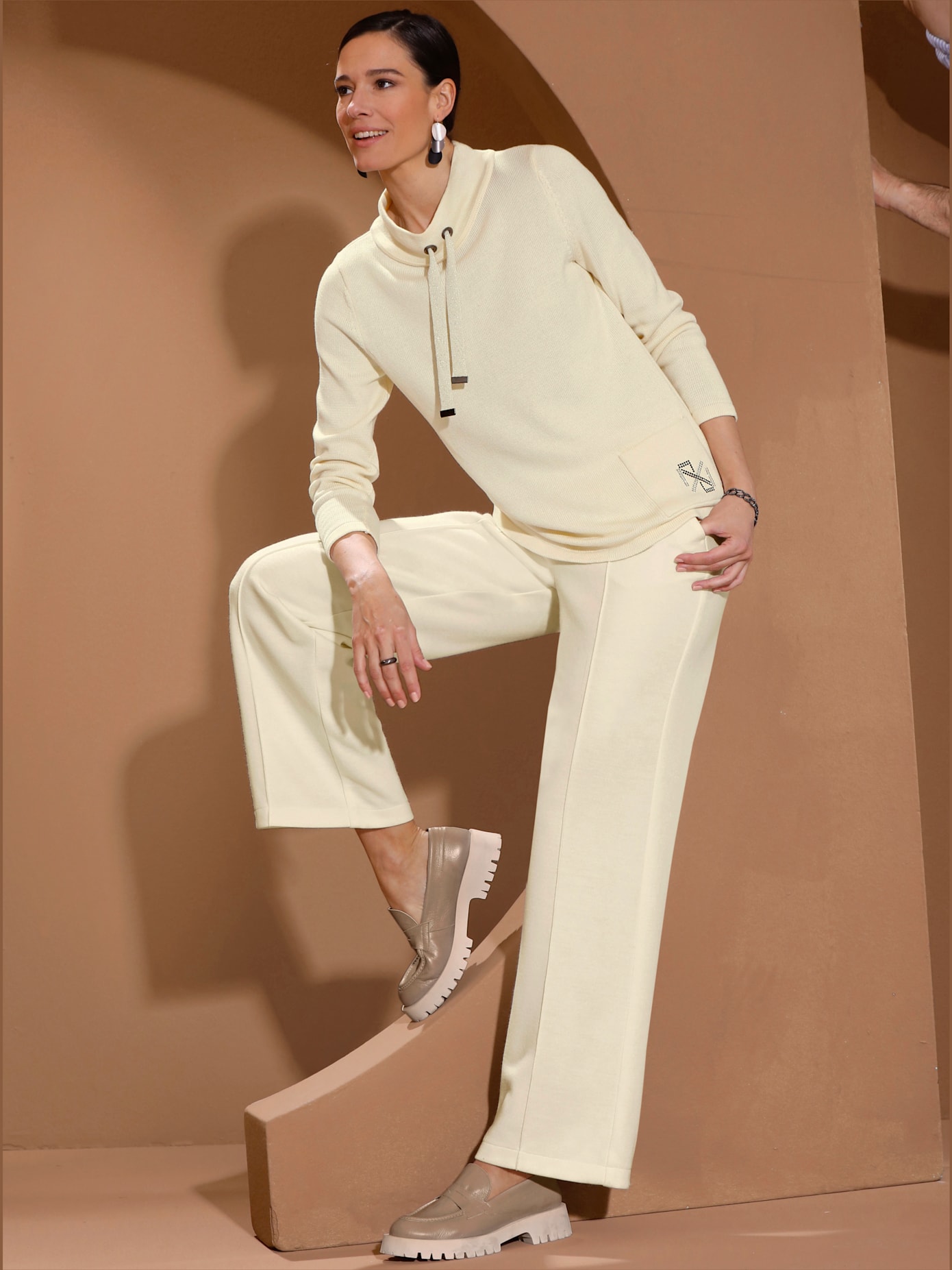 Pantalon avec viscose
