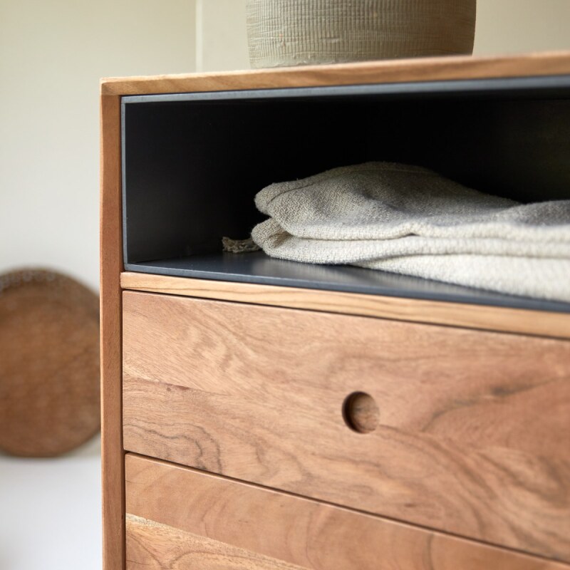 Chiffonnier Pavel en acacia