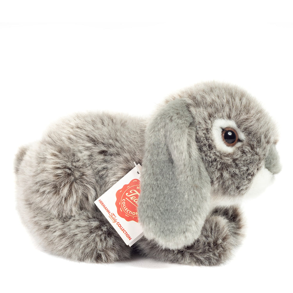 Køb Teddy Hermann Liggende Kanin Grå 18 Cm