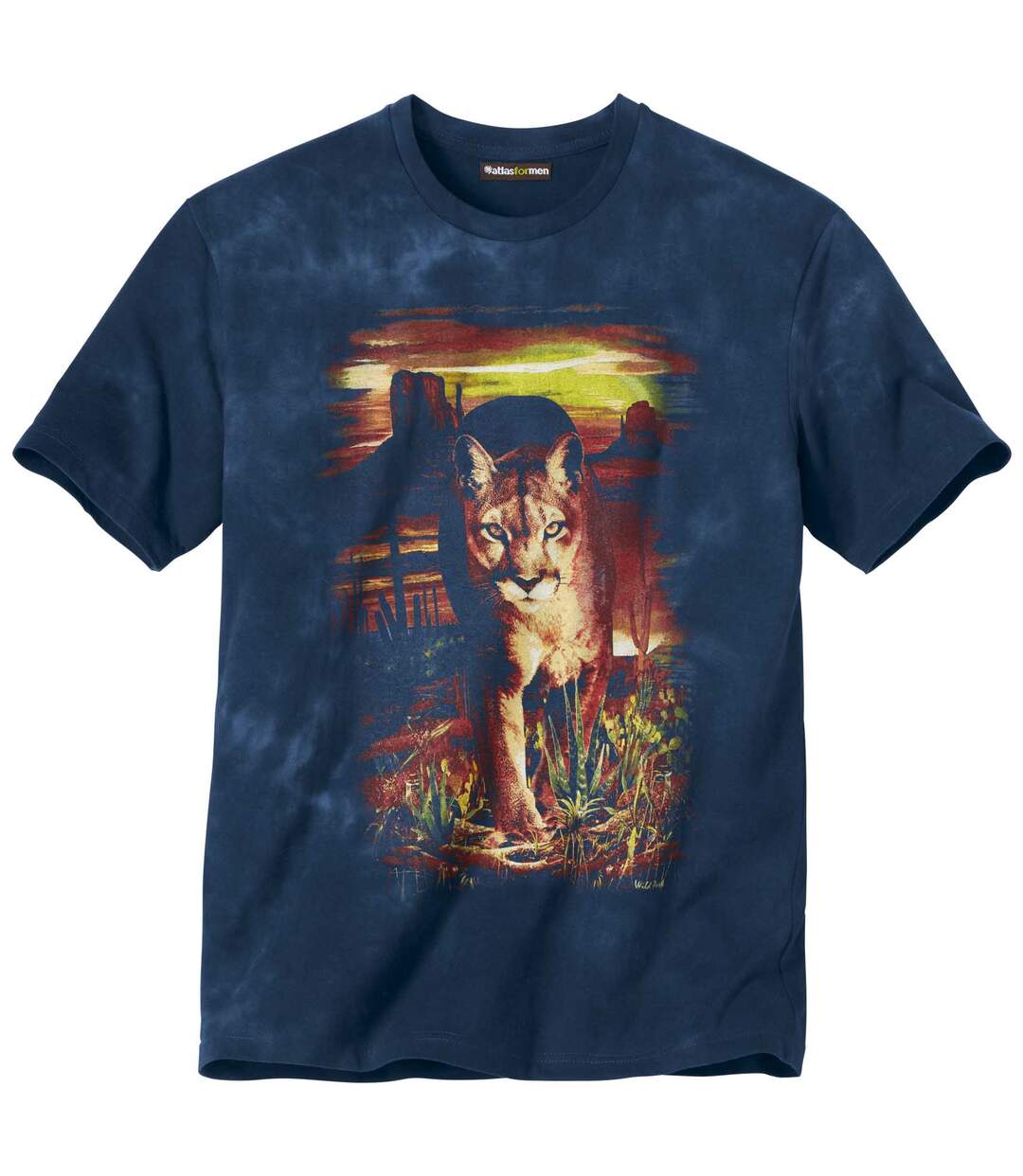 Tee-shirt Tie and Dye Imprimé Puma