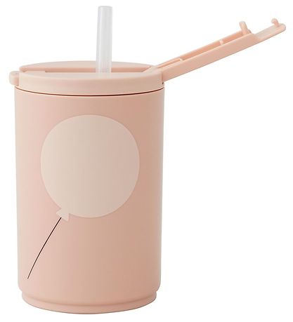 Design Letters Kop m. Suger?r - Kids - 330 ml - Pudderrosa Ballo