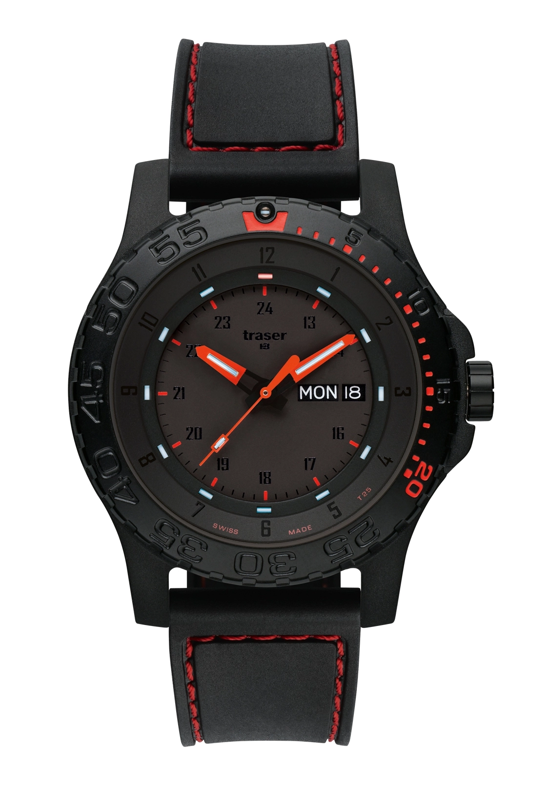 Traser Red Combat Rubber 105503