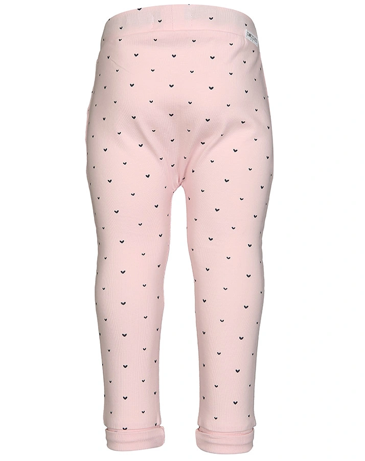 Jersey-Hose COMFORT NEENAH – HEARTS in rosa