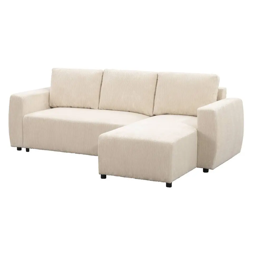 Slaapbank Novara - ecru - 85x230x155 cm