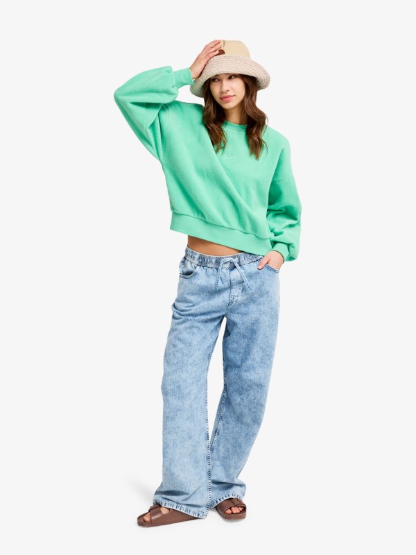Chill Story Polaire en sherpa Vert Femme