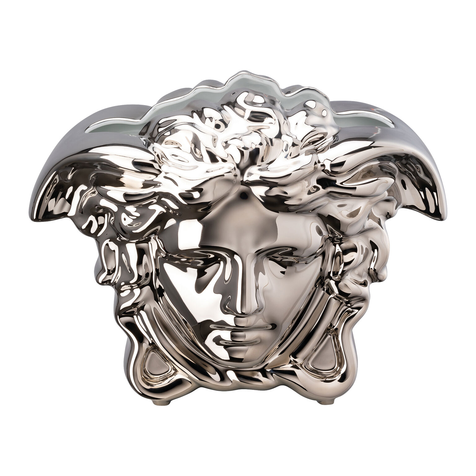 Medusa Grande Silver Vase 30 cm