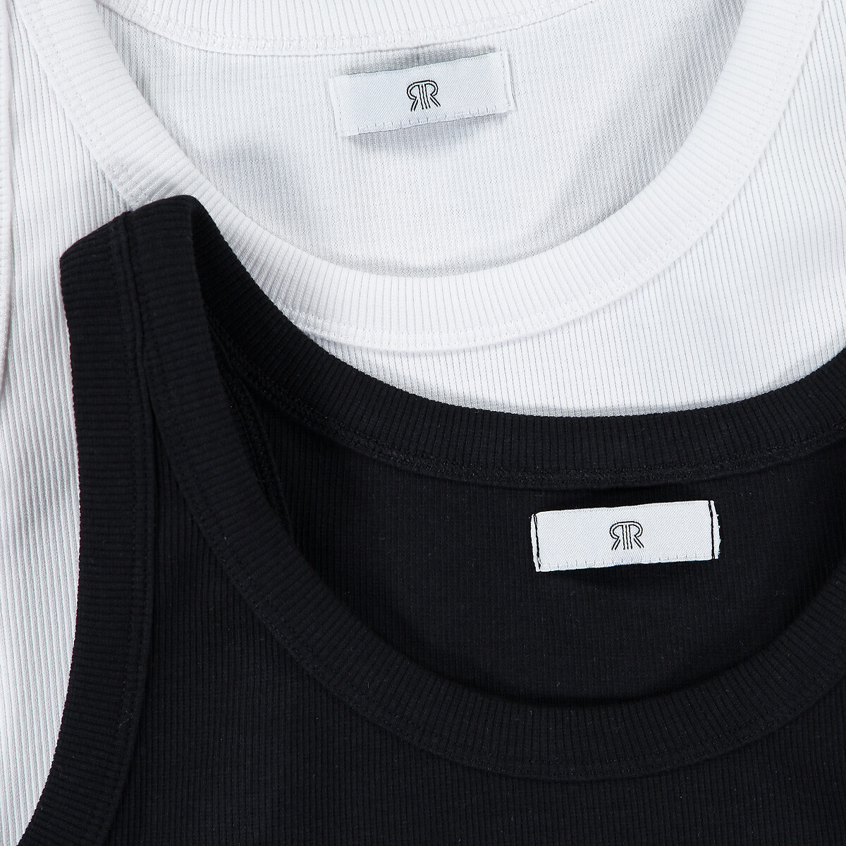 COLEÇÃO LA REDOUTE<br>Conjunto de 2 regatas cropped