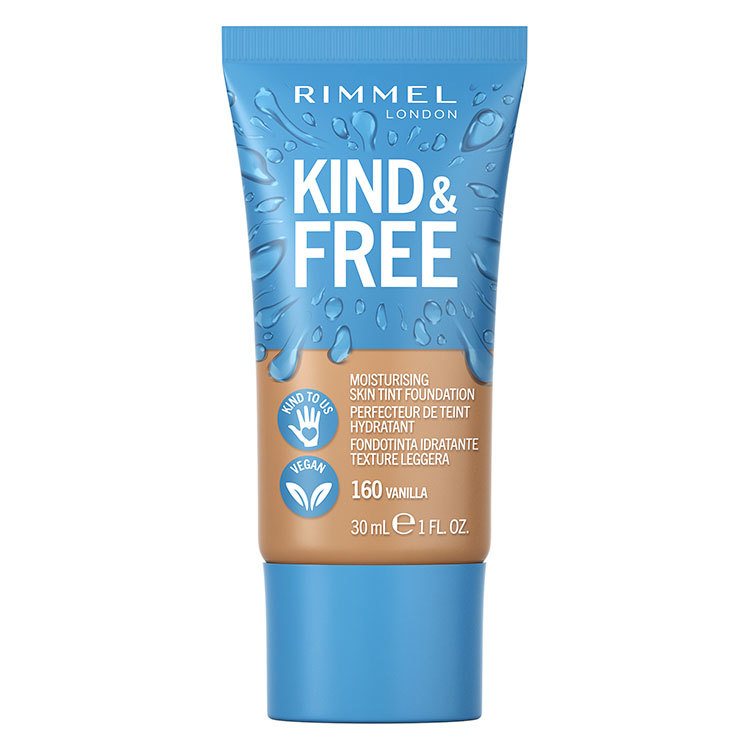Rimmel London Kind & Free Moisturising Skin Tint Foundation 160 Vanilla 30ml