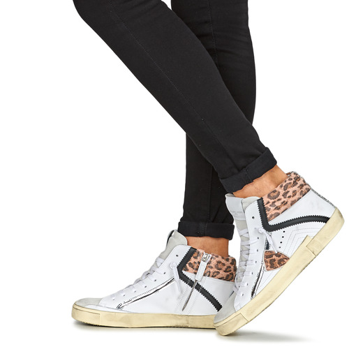 Philippe Model - PRSX HIGH WOMAN Blanco / Leopardo