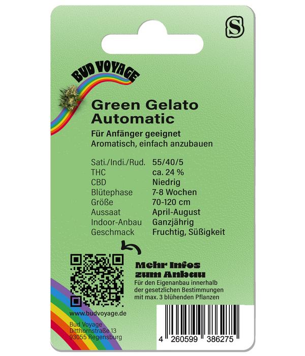 Bud Voyage Hanfsamen Happy Green Gelato, 3