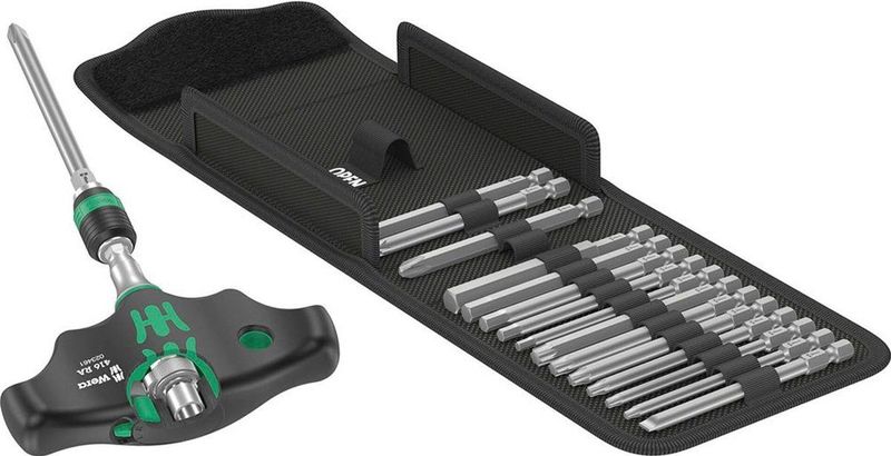 Wera - Kraftform Kompakt 400 RA - Schroevendraaier Set - 17-delig - Ergonomisch