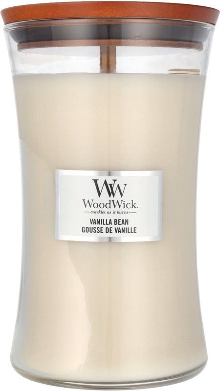 WoodWick - Large Hourglass - Geurkaars - Vanille Bean