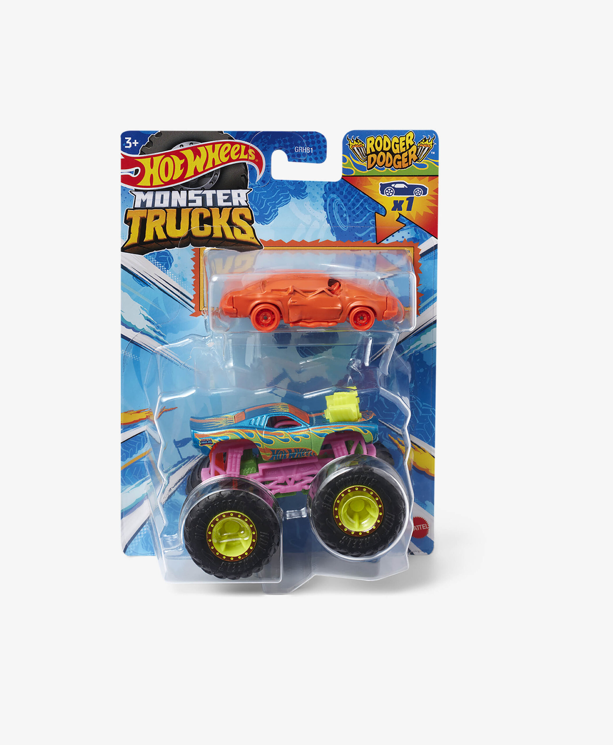 Hot Wheels Set: Monster Truck und Auto