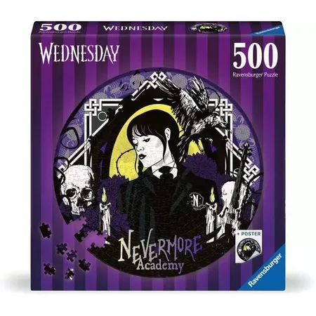 Ravensburger Puzzle - Wednesday Nevermore Academy, 500 Teile