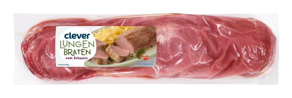 Clever Schweine-Lungenbraten