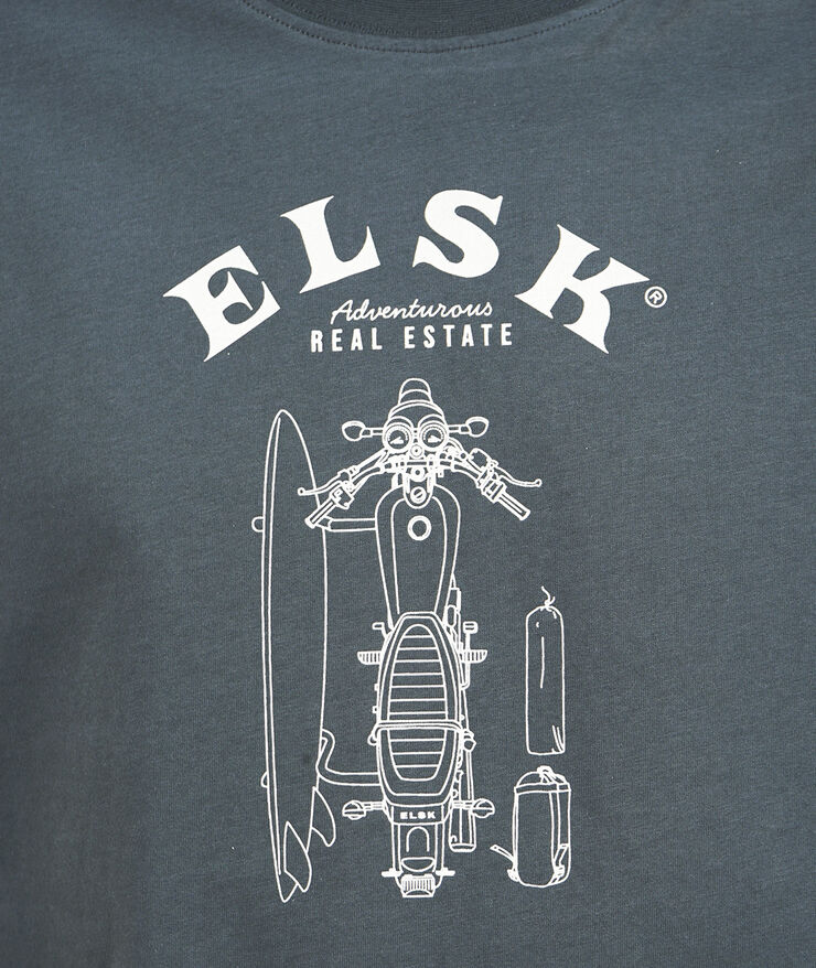 ELSK SINGLE ESTATE MEN'S BRUSHED T-SHIRT 001 optic white