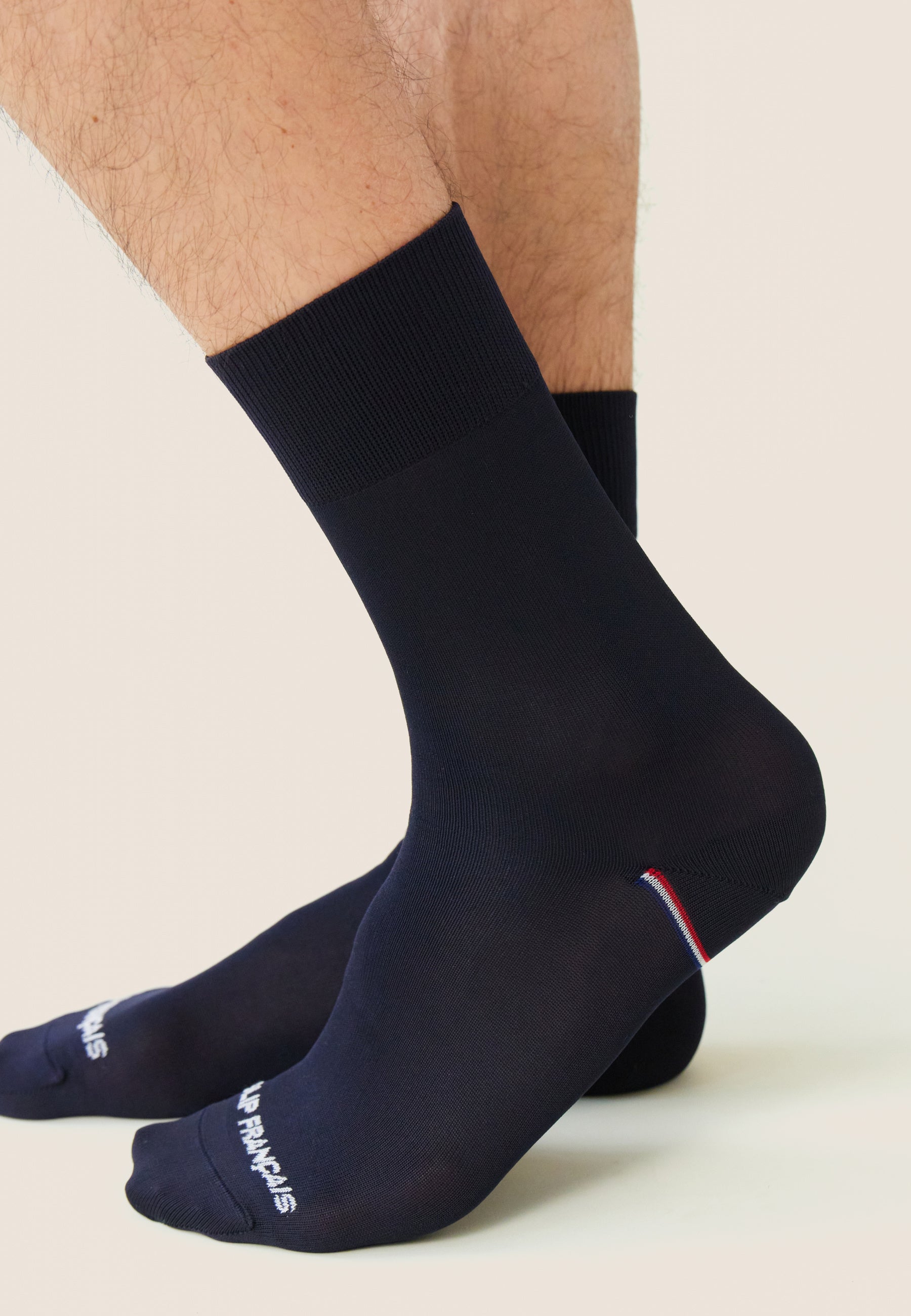 Chaussettes mi-hautes en polyamide-Daniel Everybody Noir