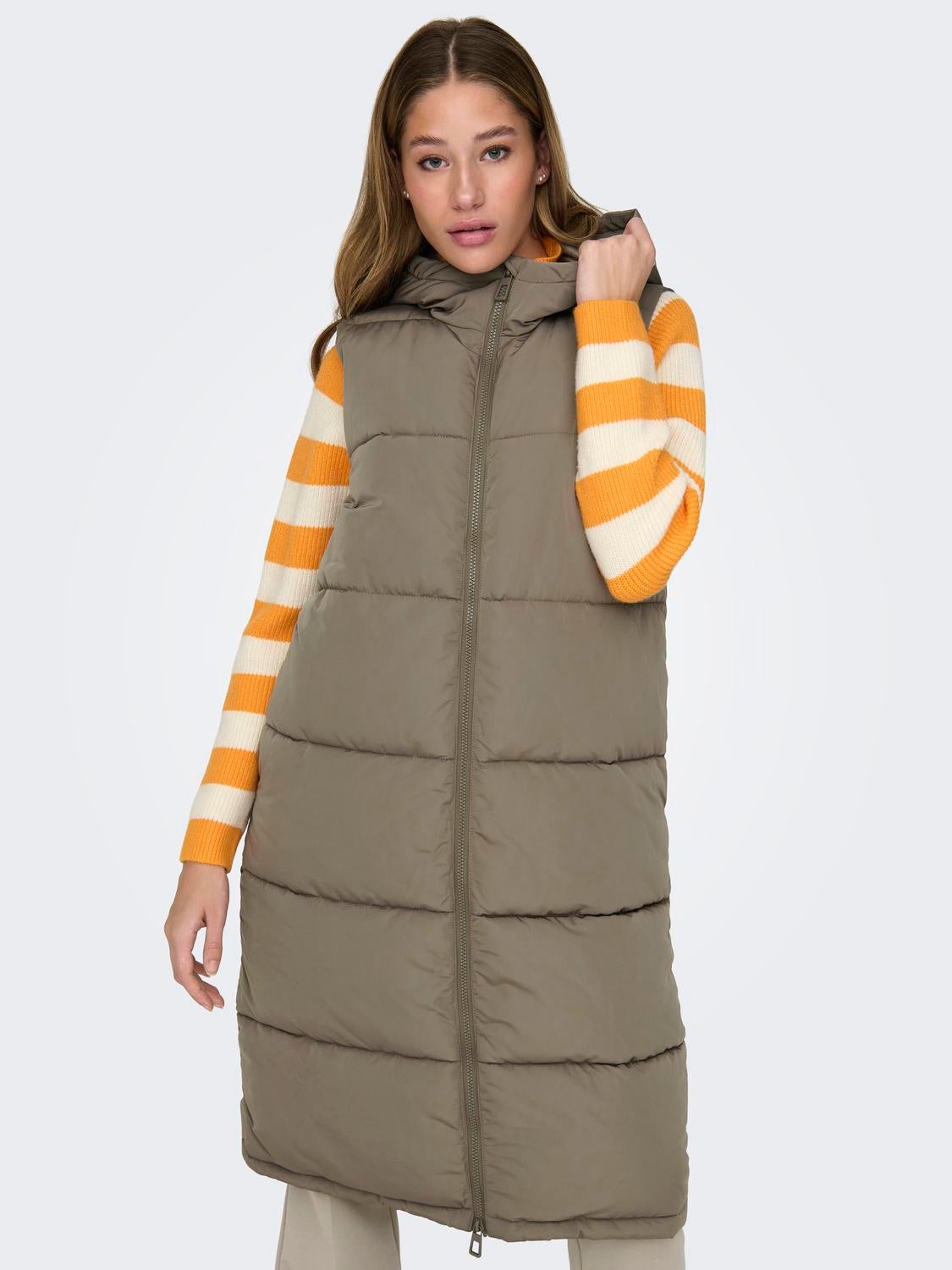 ONLALINA Steppweste Walnut