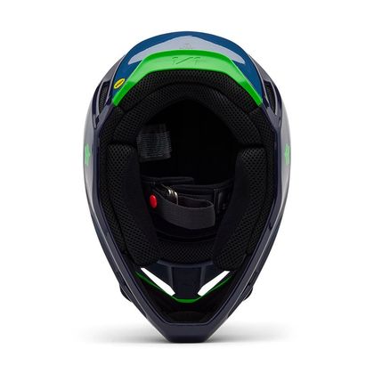 Casque cross Fox V1 TAUNT 2025 - Bleu