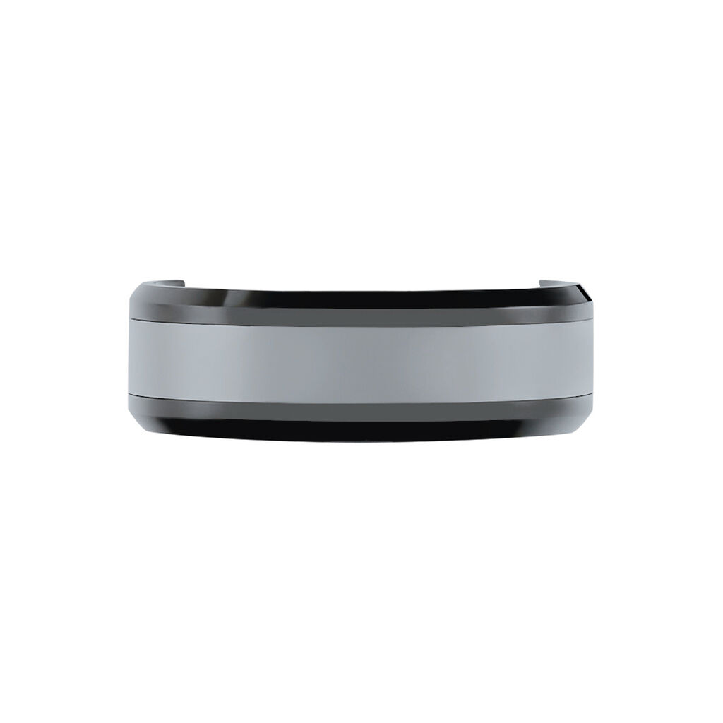 Bague Acier Blanc
