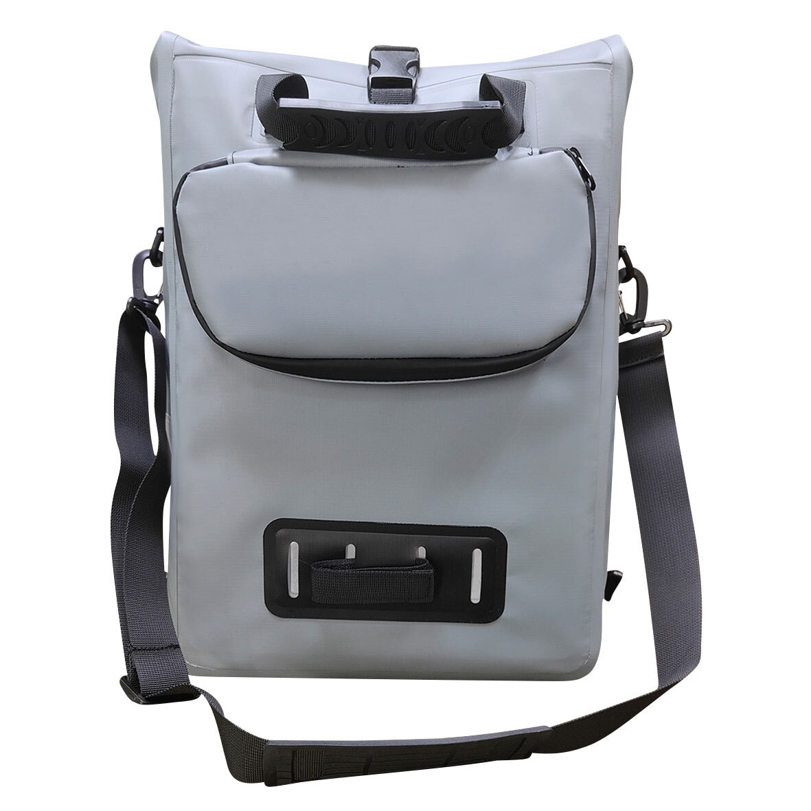 Rucksack 3 in 1 Gepäckträgertasche 28 Liter grau
