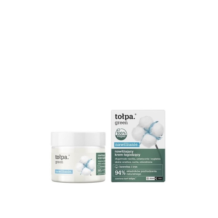 Tołpa Green Moisturizing Beruhigende und feuchtigkeitsspendende Gesichtscreme 50 ml