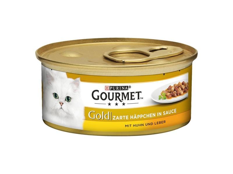 Purina Gourmet Nassfutter Gourmet Gold Megapack, in Sauce, Alleinfuttermittel für ausgewachsene- und Senior-Katzen