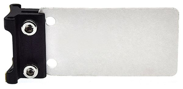 Plaque de fixation dossard pour montage sur tige de selle .