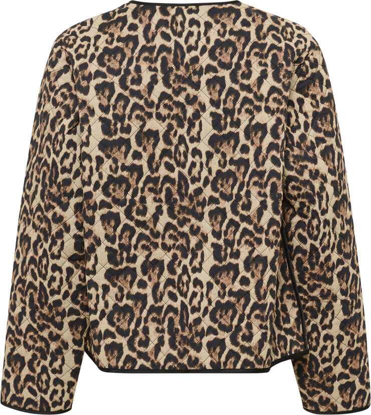 Kaffe KAvalia Jacket Naturel leopard print